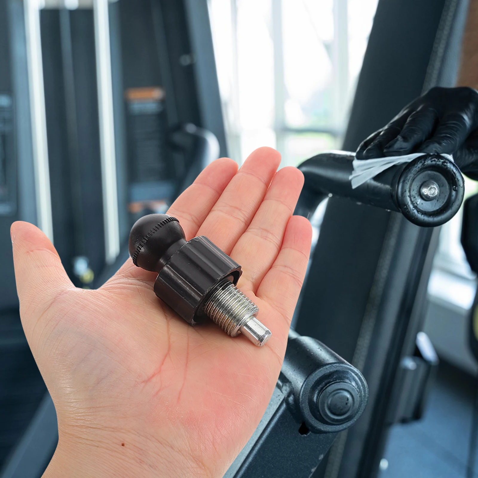 

1pcs Pull Pin Spring Knob for Weight Bench Fitness Bike Exercise Equipment High Strength Durable Easy Installation Secure