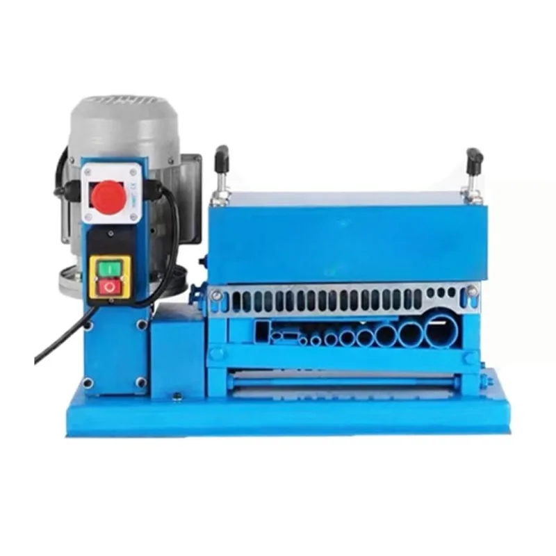 Small household automatic horizontal fast plumber wire stripping machine waste copper and aluminum wire cable porous electric