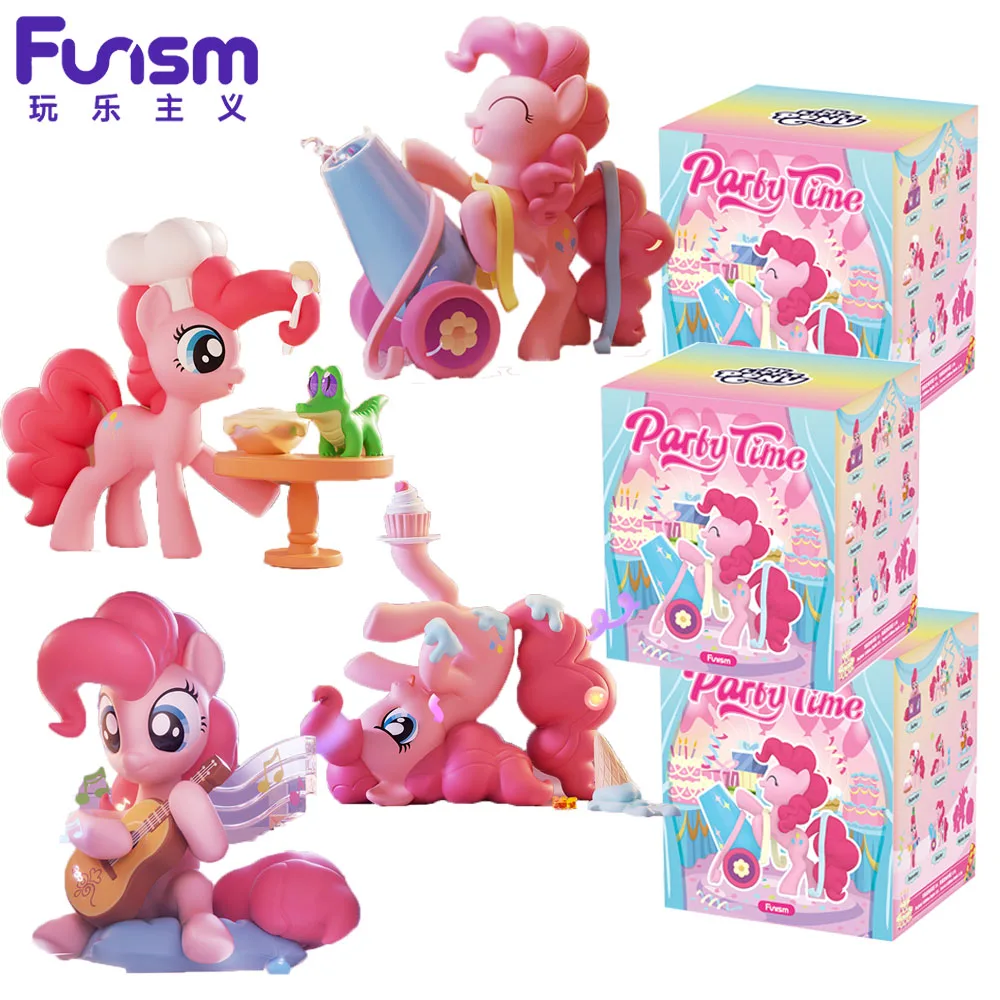 

Genuine FUNISM My Little Pony Party Time Series Blind Box Cute Cartoon Pinkie Pie Desktop Ornament Toys Birthday Gifts for Kids