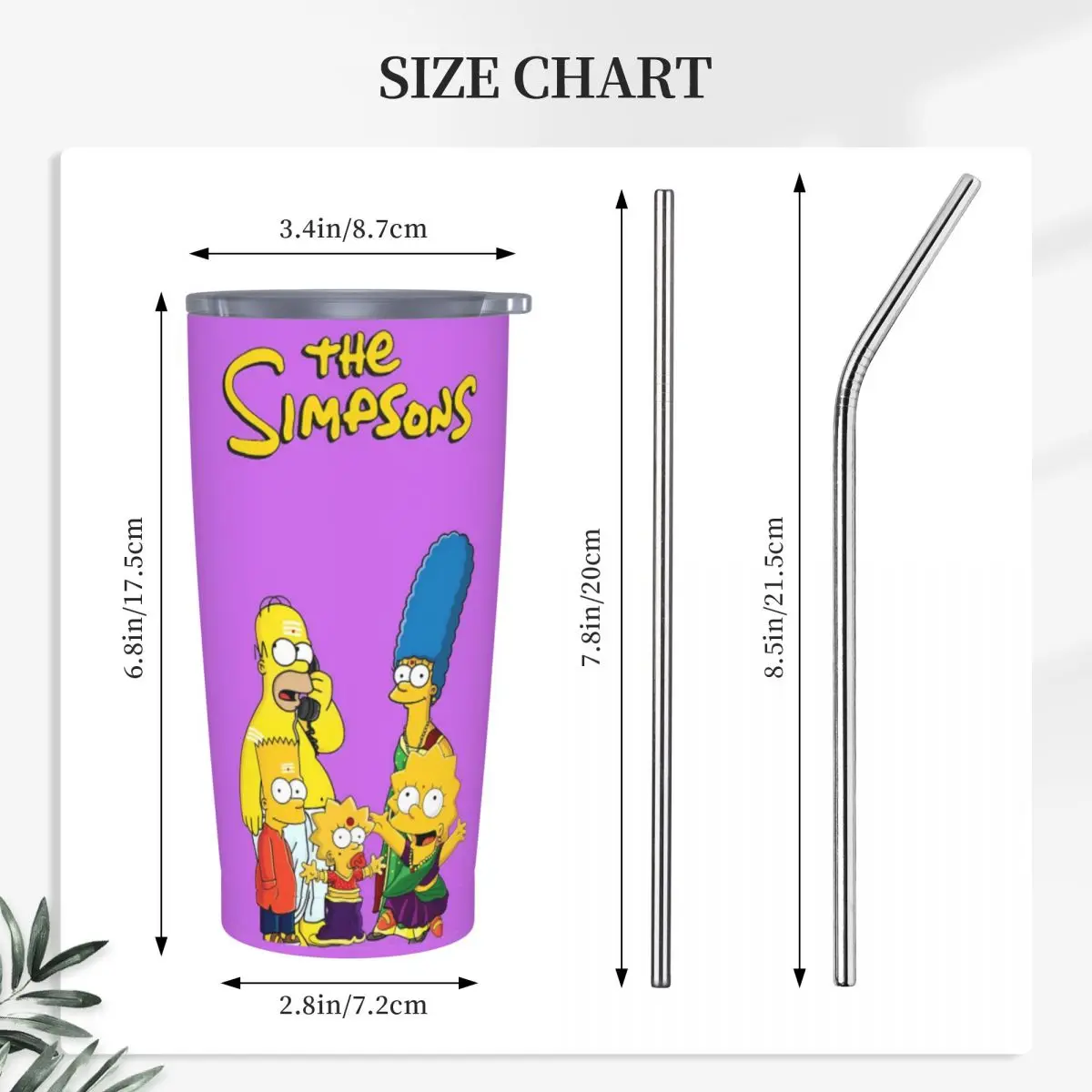 S-Simpsons Family  Picture Stainless Steel Tumbler Mugs Cup Large Capacity Coffee Mug Insulated Hot Drinks Milk Tea Water Bottle