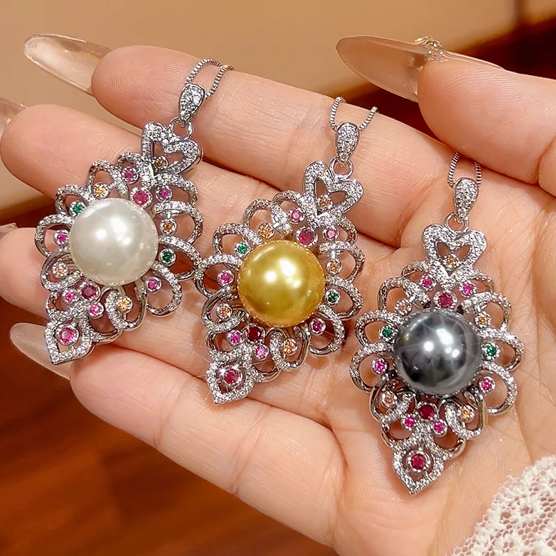 New Style Jewelry Necklace Pearl Natural Australian White Pearl South Sea Pearl Women's Fashion High-end Elegant Wholesale