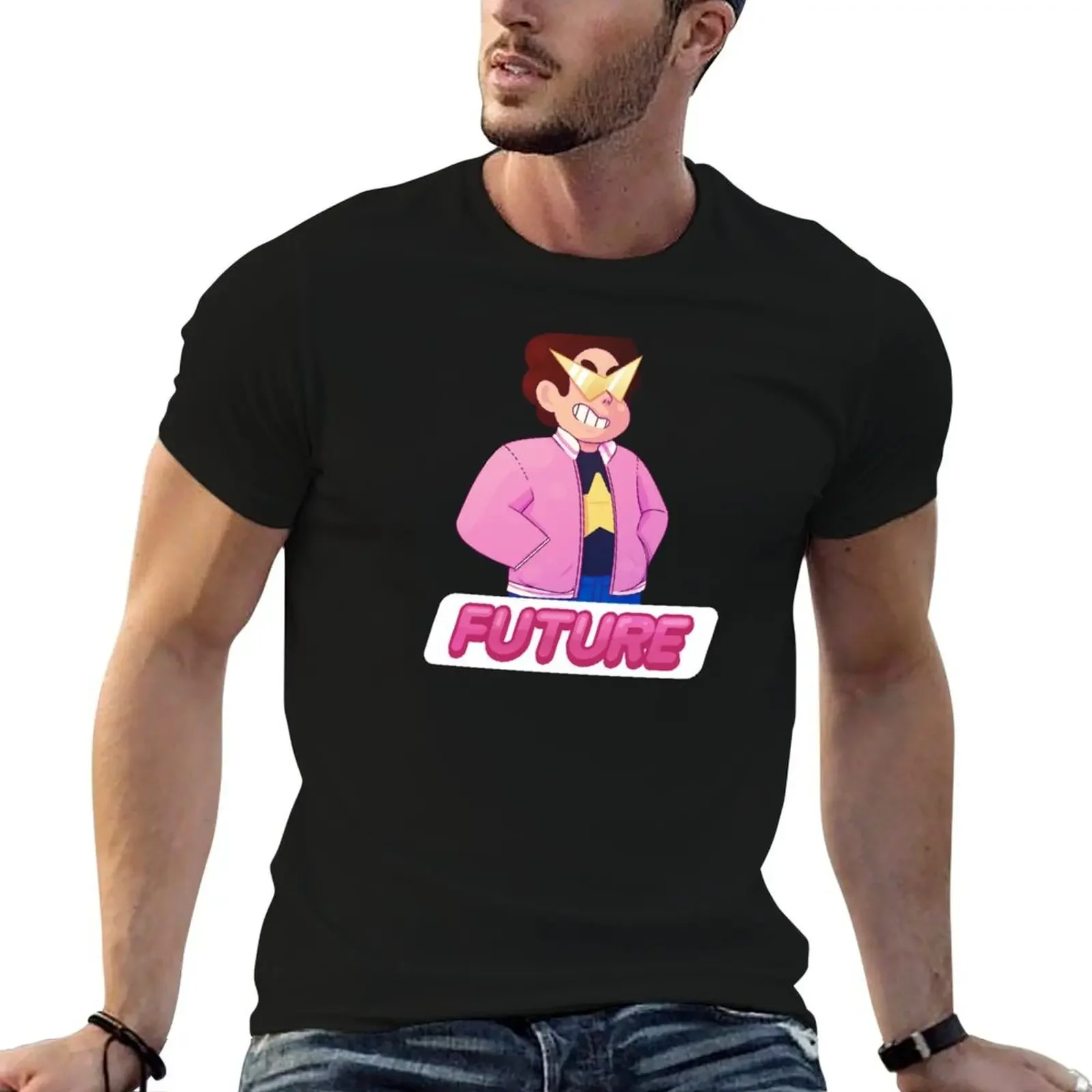 

Steven Universe Future T-Shirt blue archive tops customs vintage t shirts Men's cotton t-shirt