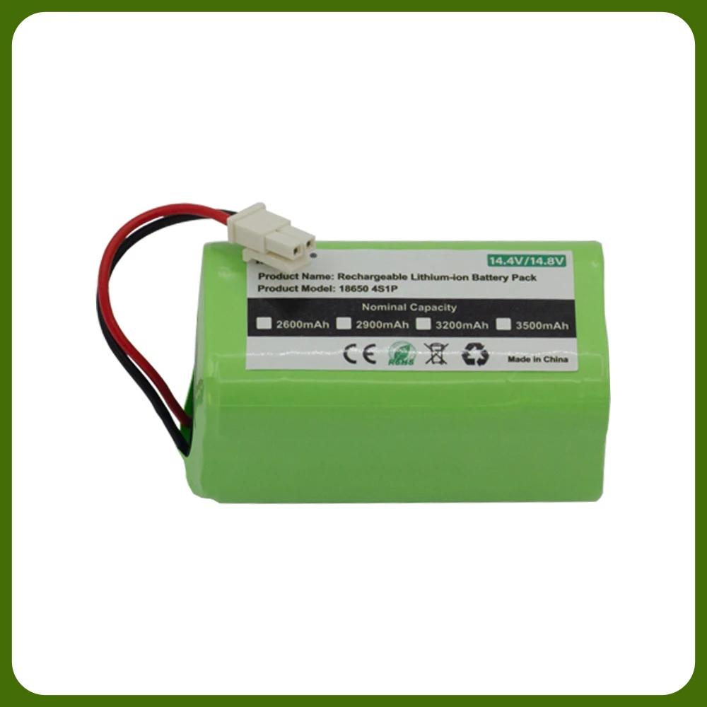 Smart Vacuum Cleaner Battery 14.8V 2600mAh 2900mAh 3200mAh 3500mAh Battery for Polaris Imou Bagotte BG800 Floor Sweeper Battery