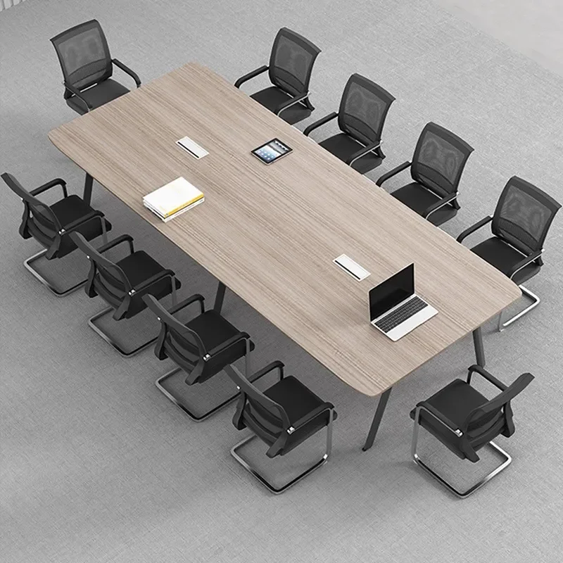 for Conference Table Long Desk Large Small Office Furniture Negotiation Training Table Office Table and Chair Combination