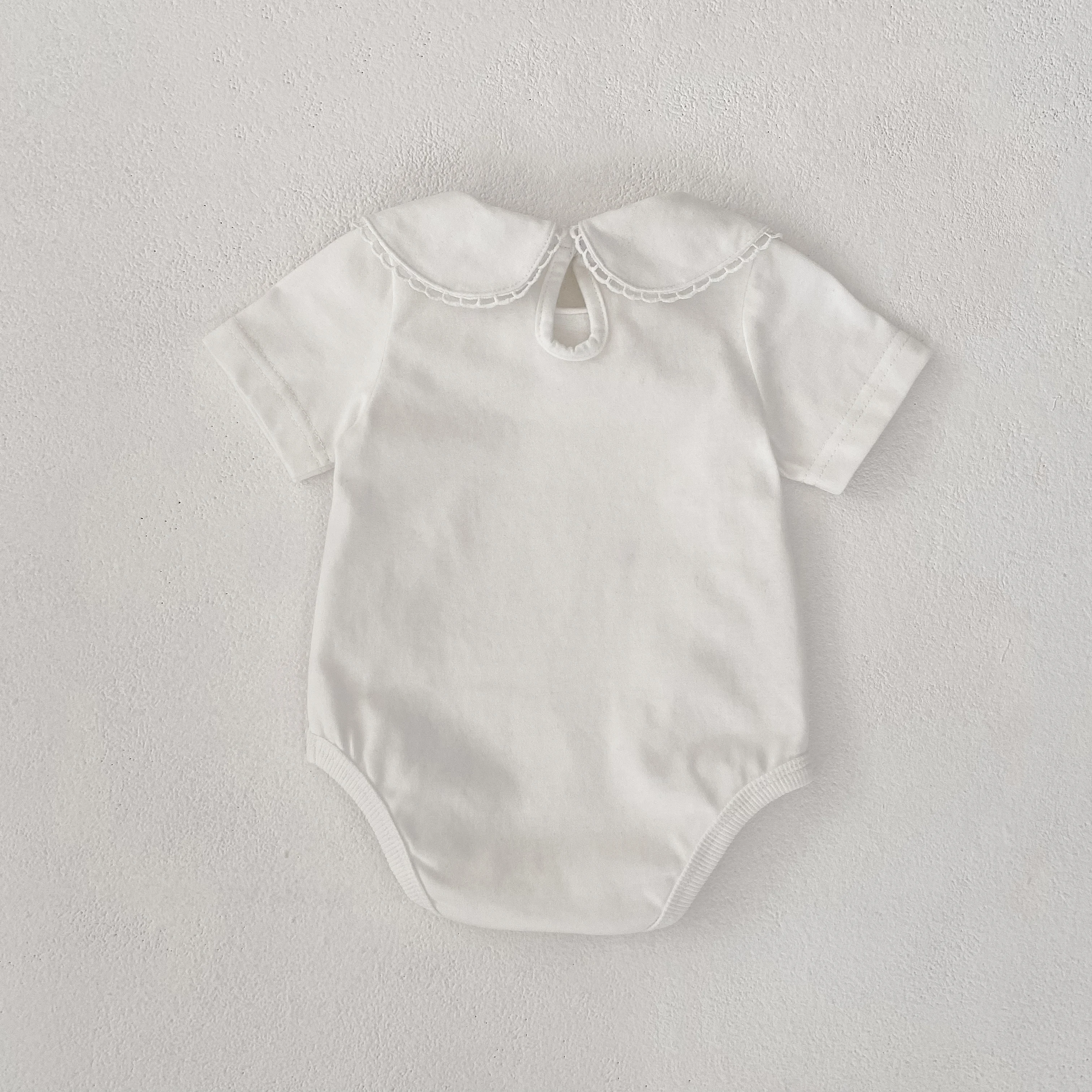 0-24M Herbst Baby Mädchen Romper Baby Mädchen Kleidung Kleinkind Neue Mädchen Spitze Kragen Strampler Baumwolle Weiß Infant baby Mädchen Overall – Detail 19