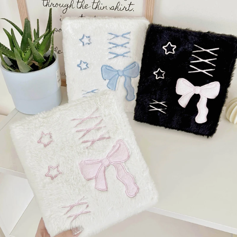 

Cute Plush Bow A6 Card Album Korean Style Card for Kpop Photocard Collection