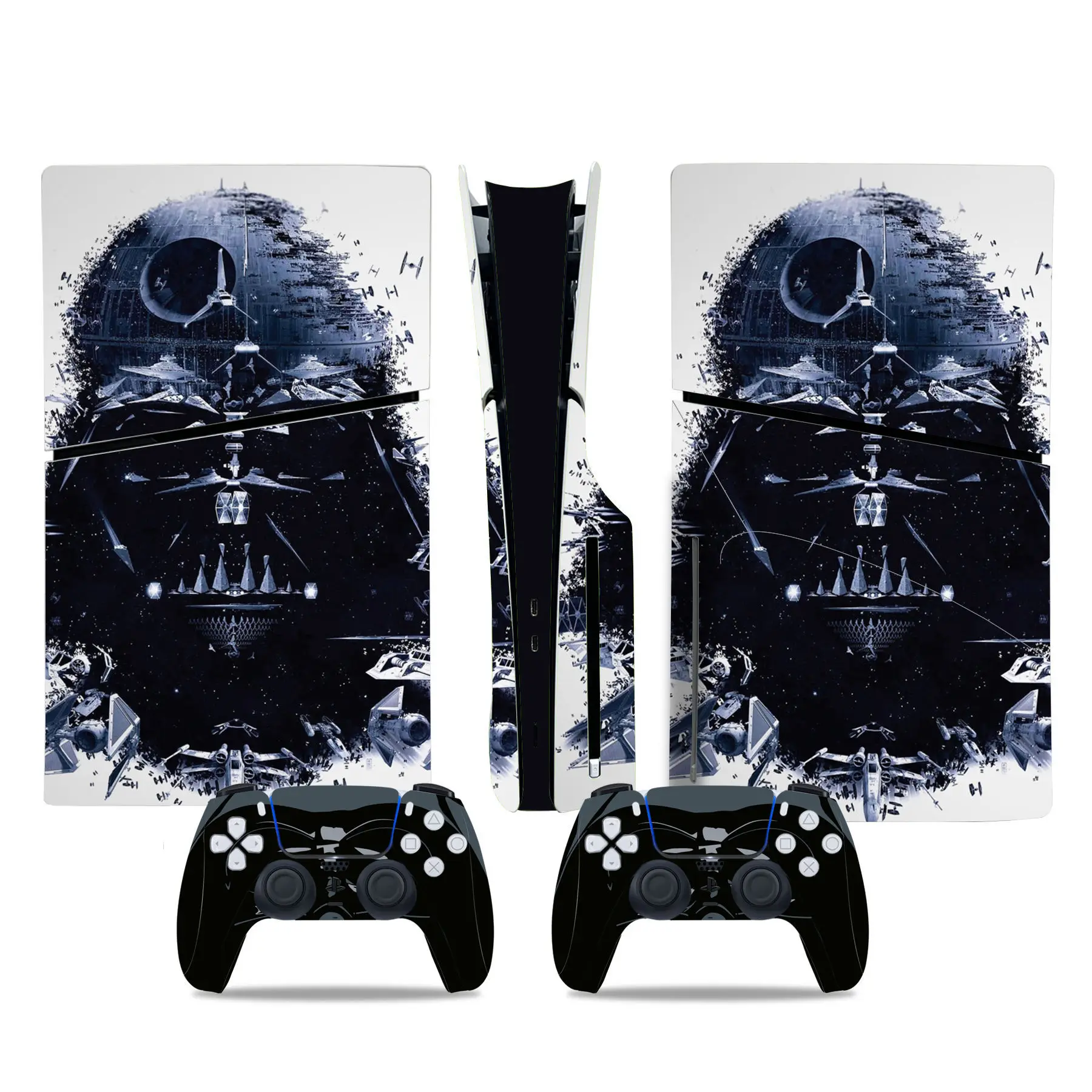 لوحدة التحكم PS5 Slim لكامل الجسم ووحدة التحكم PVC مع Call of Duty: Black Ops 3 Theme High - Def Print Anti - Scratch