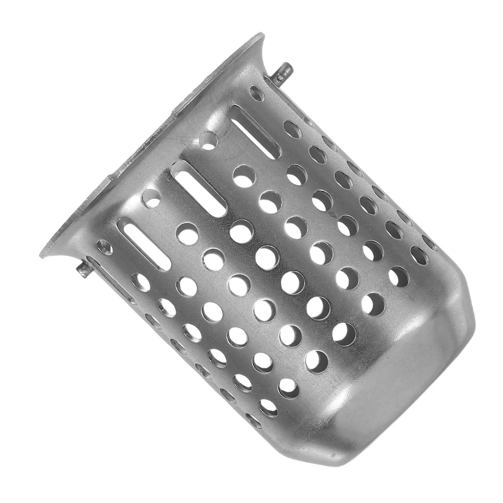 

Премиум-фильтр-корзина из нержавеющей стали с ручкой для кухонной раковины, улавливатель мусора и волос, серебристый