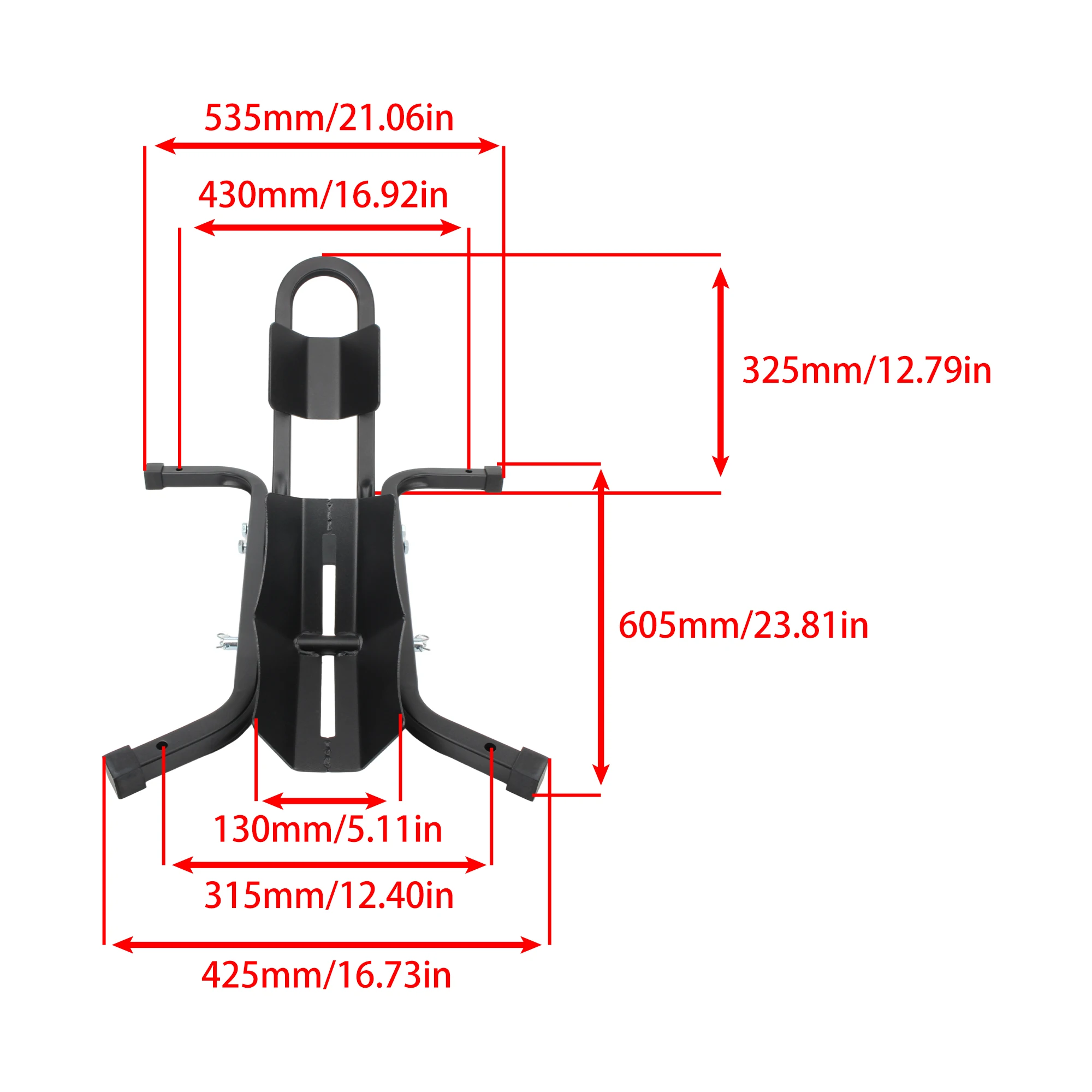Motorcycle 1500 lbs Wheel Stand Front Tire Chock For 17-21 Inch Wheels Trailer Transport Tire Holder Motorbike Universal Parts