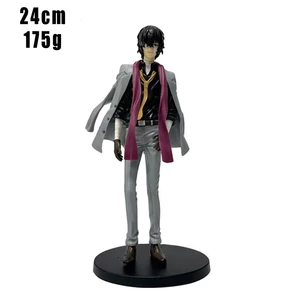24cm Anime Jepang Dazai Osamu Figurine Bungo Stray Dog Action Figure Koleksi Model PVC Mainan Periferal Hadiah Ulang Tahun 6 angka anjing liar bungo penjualan terbaik - №
