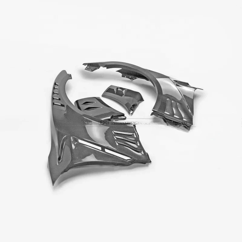 For Nissan GTR R35 Carbon Front Fender GTR35 TS Style Car Fender R35 Vented Fender
