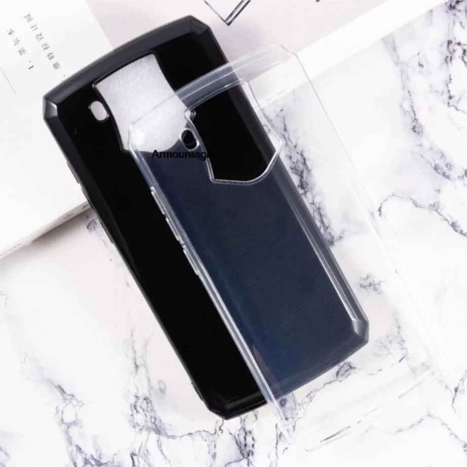 Guarda no caso k10 matte macio silicone tpu capa traseira para oukitel k10 caso do telefone protetor à prova de choque fino escudo