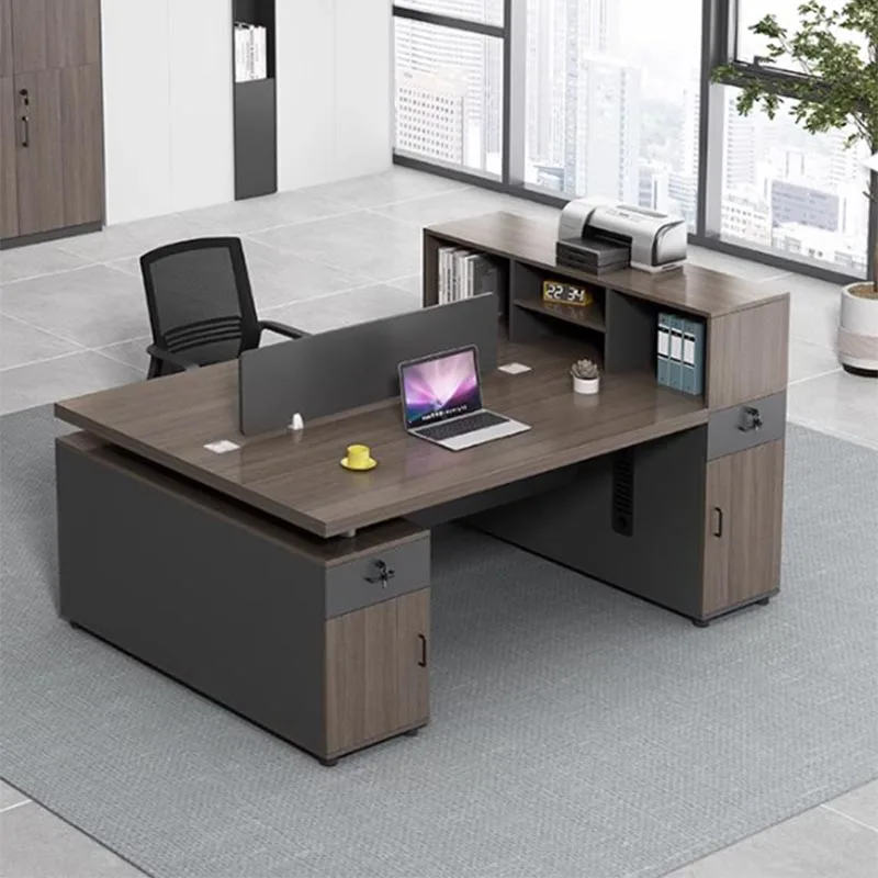 

Большой офисный компьютерный стол для кабинета, широкая спальня, деревянные боковые компьютерные столы для хранения, игровая офисная мебель Scrivania