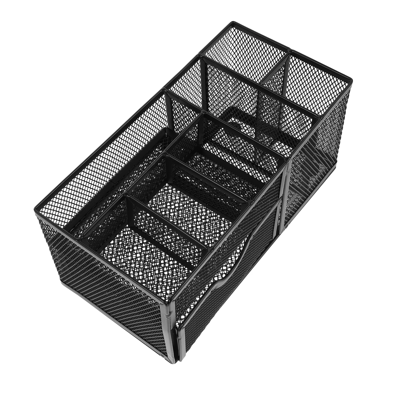 

Mesh Storage Basket Drawer Office Supplies Organizer Black Metal Desk Accessories Pencil Holder Stationery Mesh Box Paper Clip