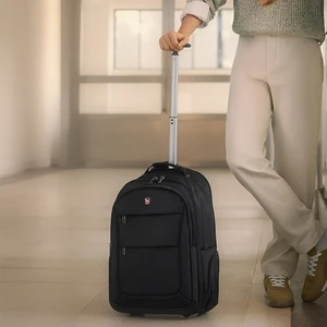 OiWas-Conducts Travel Baggage on Wheels for Women and Adolescents, Men's Backpack, Business, Large Capacity, Sports Gymnastics, Travel Bags 10 Main Sales Travel Scholarship with Rodinhas - №2