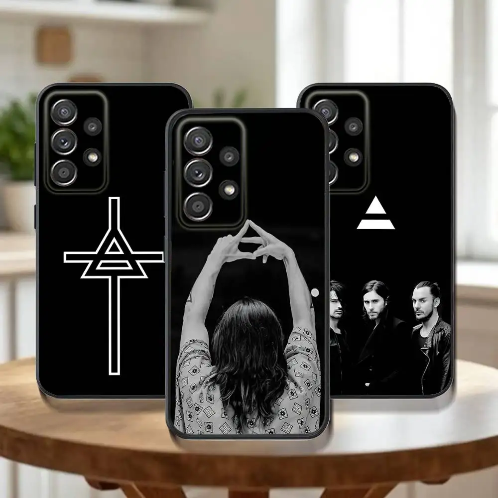 

Чехол для телефона 30 Second To Mars 30STM для Samsung Galaxy A73, 31, 32, 72, 41,53,52,71,22,5G, Note, J7, 8,9 Мягкий черный чехол