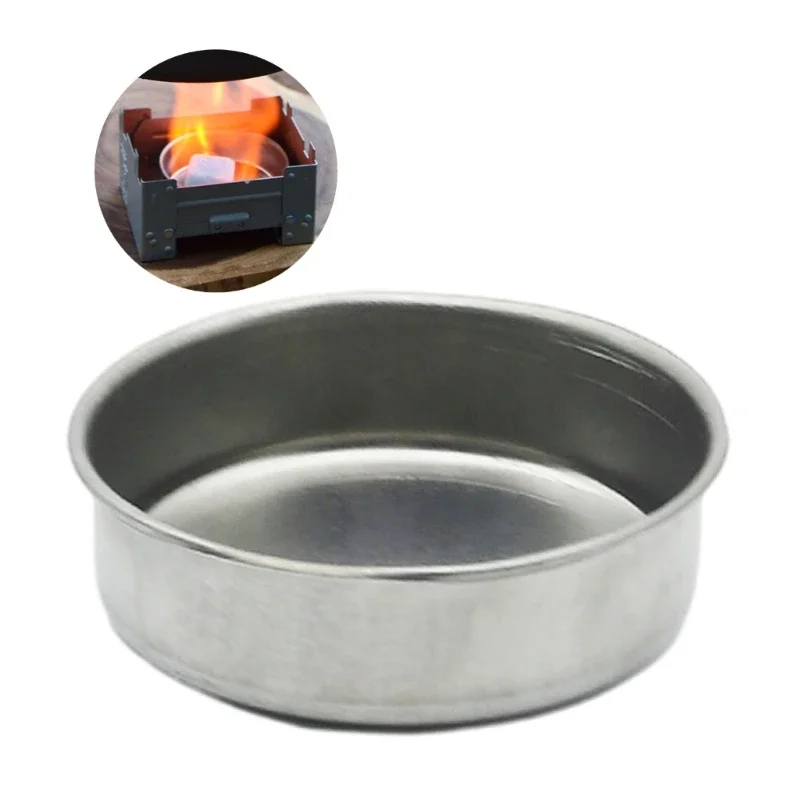 Thickened Solid Fuels Stove Small Backpacking Stove Folding Camp Stove Outdoor Pocket Cooker Solid Alcohols Stove