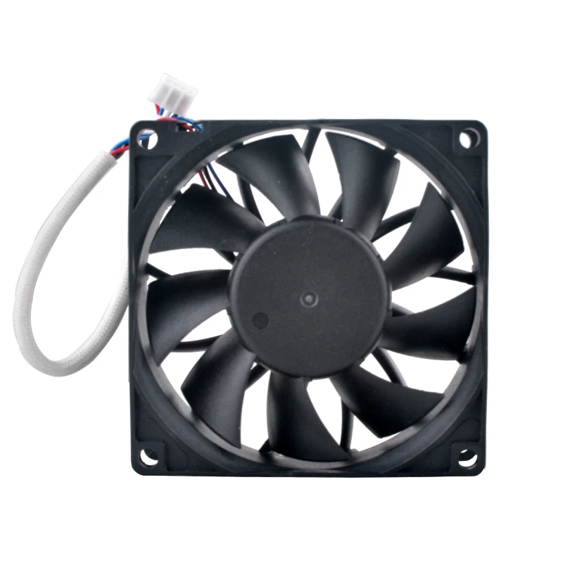 AS08012XB259B00 High Speed 8cm 80mm Axial Flow Cooling Fan DC12V 0.57A 4-Pin for Server UPS Power Supply 80x80x25mm
