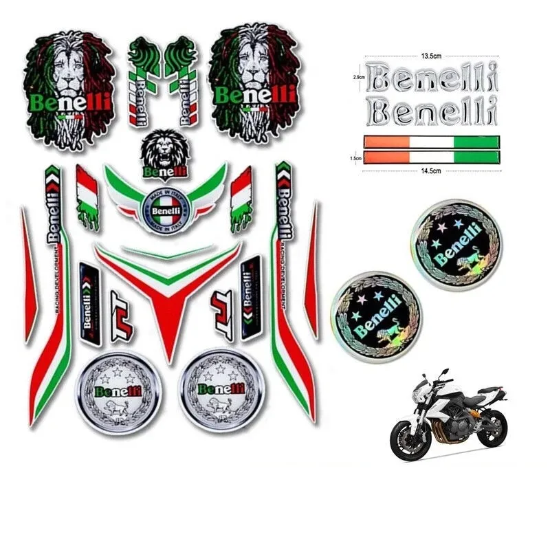 Benelli Motorcycle Side Strip Body Stickers Motorcycle Helmet Decals For Benelli 600 300 250 302 TNT125 TRK502X