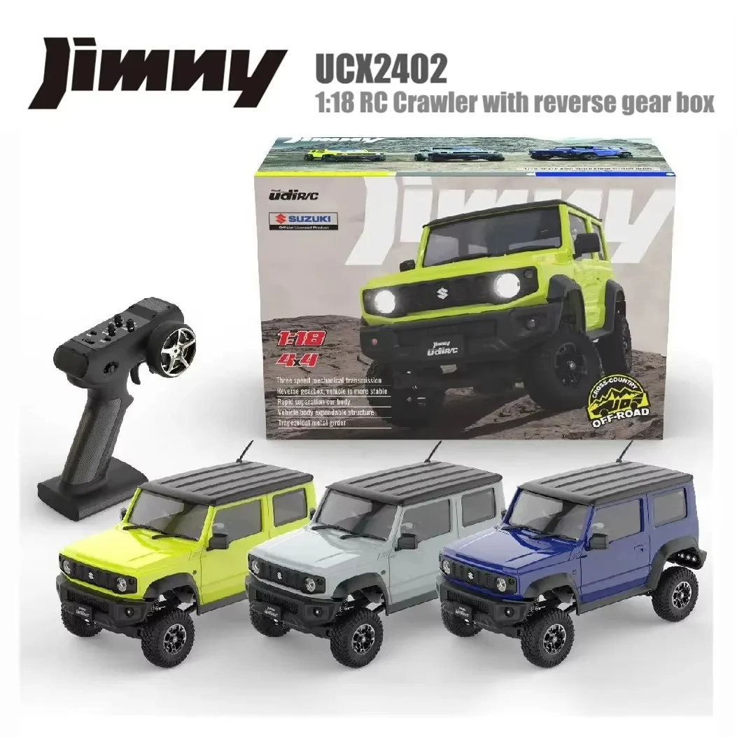 Udirc Ucx2402 For Suzuki Jimny Rtr 1/18 2.4g 4wd Rc Car Rock Crawler Off-Road Climbing Truck Led Light Full Proportional Vehicle