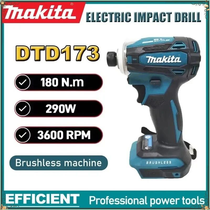 

Makita DTD173 brushless impact screwdriver driver Rechargeable high torque Cordless electric driver Tool