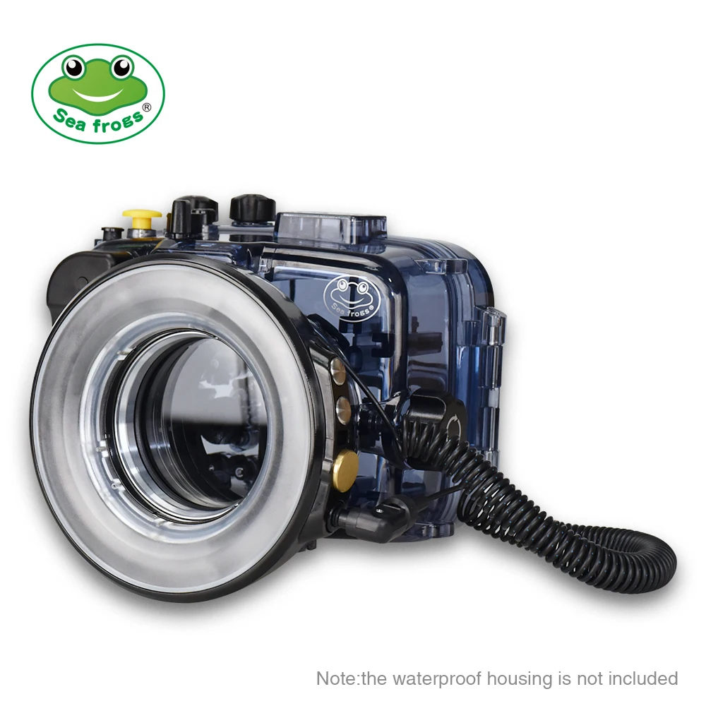 Seafrogs SL-108 Waterproof 40 Meters Macro Ring Flash Light 1200 Lumen Diving Fill Light For 67mm Interface Camera Housing