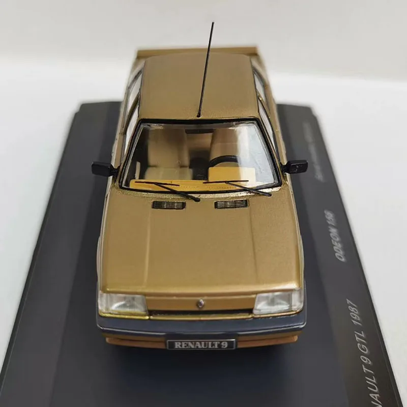 Diecast 1/43 Scale R 9 GTL 1987 Alloy Car Model Toy Collection Ornaments Souvenir