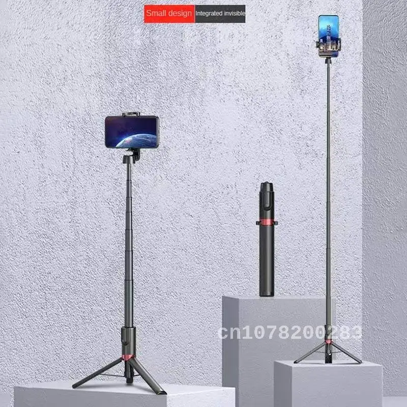 

New Bluetooth Selfie Stick Mobile Phone Live Broadcast Stand Portable Pull-Up 1.3 M Floor-To-Floor Camera Tripod Stand