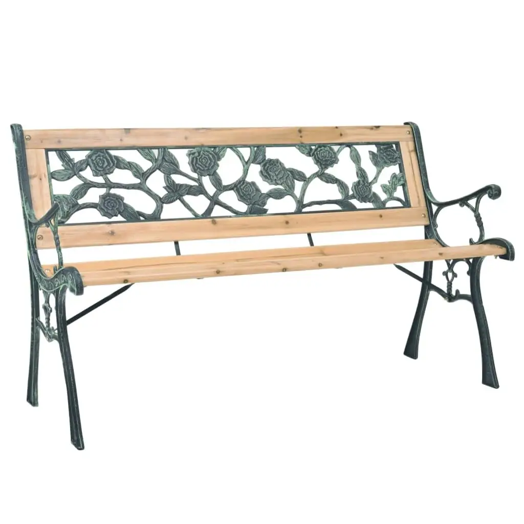 122 cm Wooden Garden Bench - Stylish Outdoor Seating for Patios, Yards, and Gardens