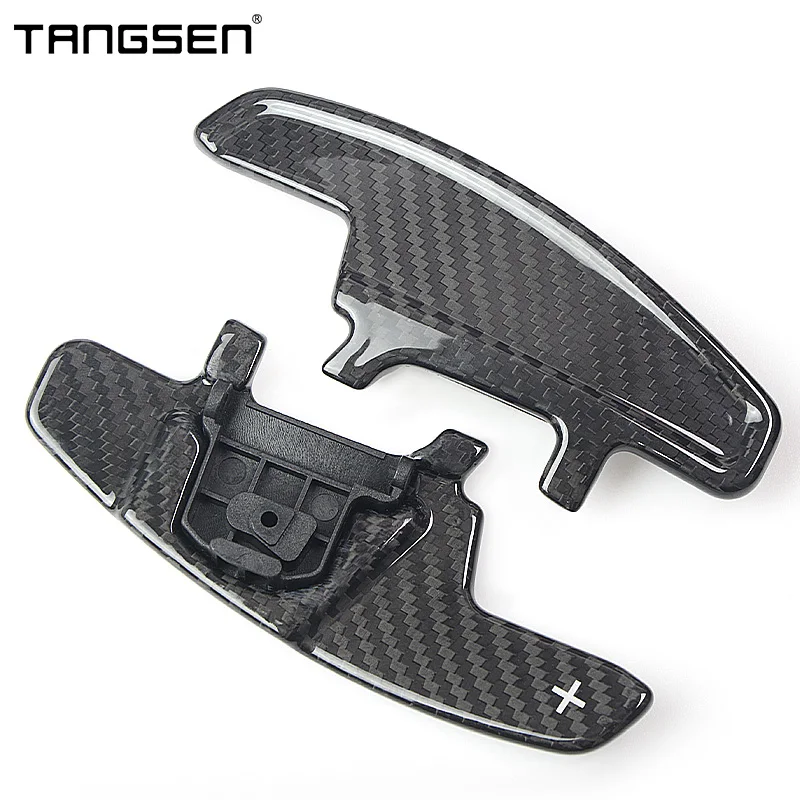 Carbon Fiber Steering Wheel Paddle Shift Replacement Compatible with VW Golf 7 Scirocco SAGITAR GLI LAMANDO GTS Polo GTI