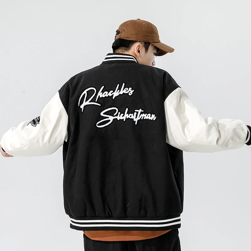 Men's High School Student Down Jacket Winter Thickened Baseball Style Anti-Cold Outerwear New Hot Sale of The Season