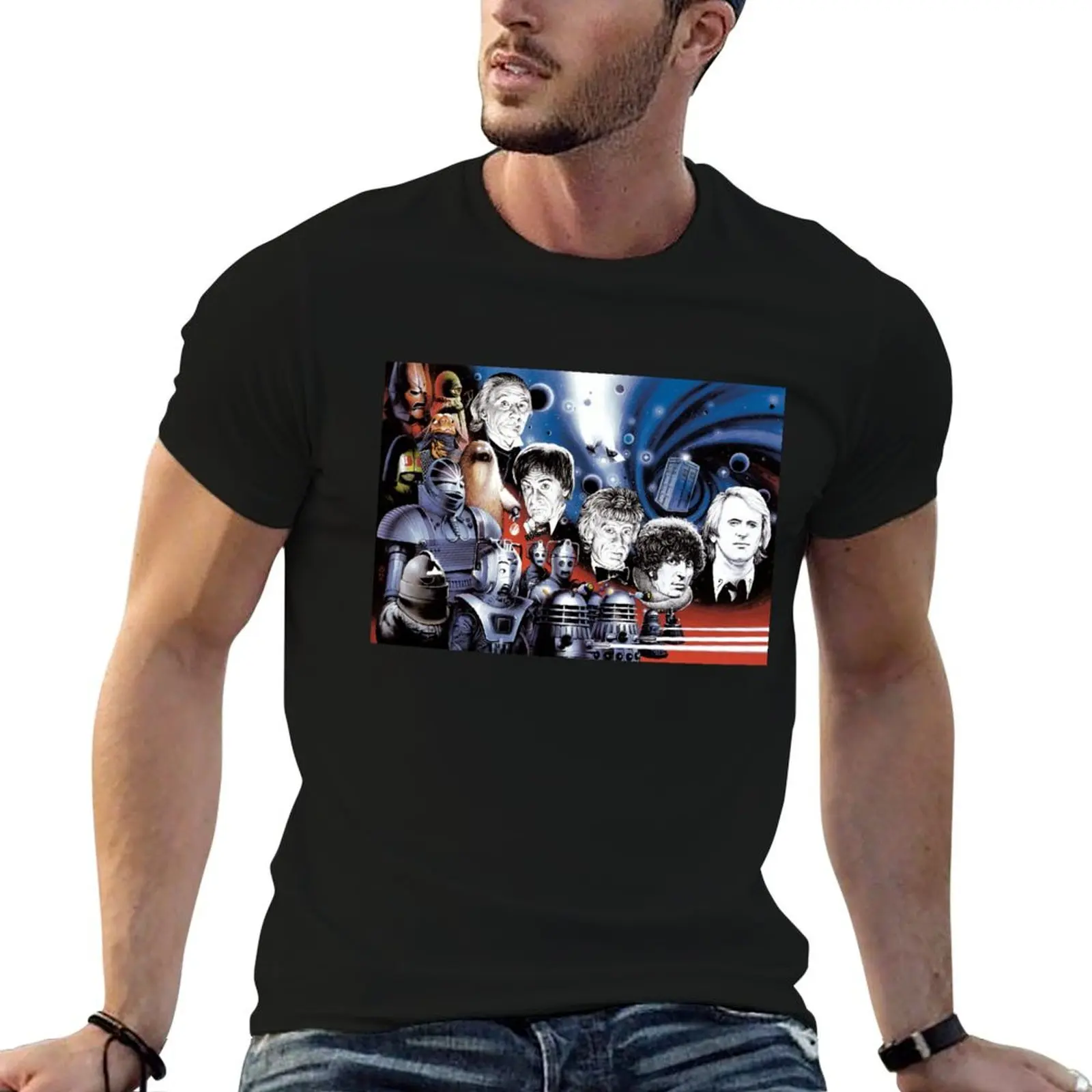 

The Five Doctors 20th Anniversary T-Shirt t shirt man designer cotton t shirt man t shirts for man pack cotton T-Shirt