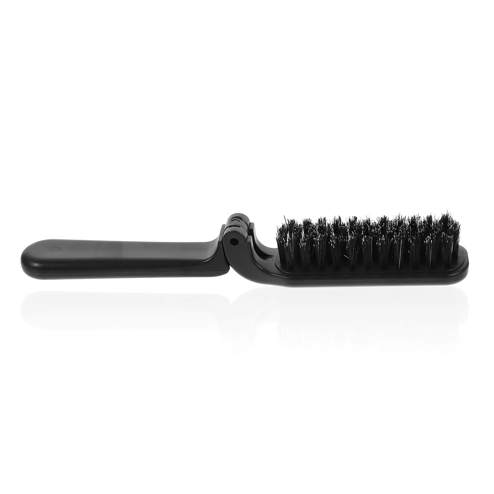 Bristles Straightening Beard Folding Brush Hair Dryers Portable Mustache Tool Male Detangler Abs Detangling