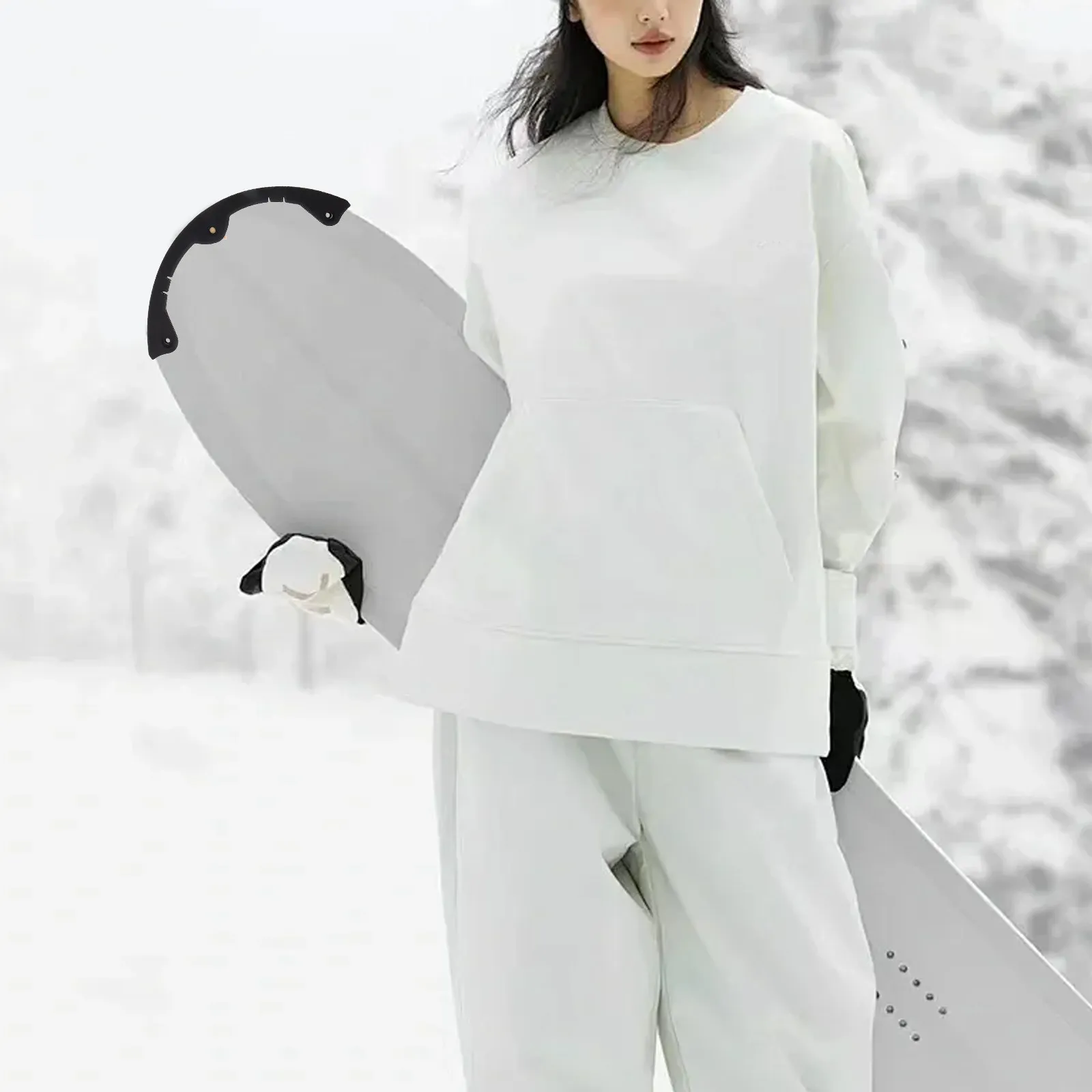 

2 шт. Защитные полоски для края сноуборда, изогнутые, амортизирующие, для защиты от столкновений