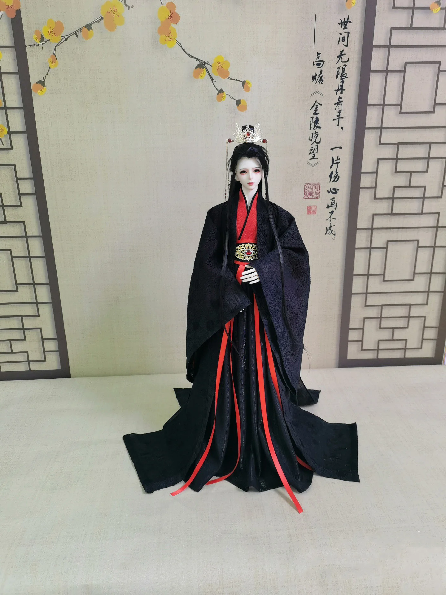 OB27 1/6 Figure 1/4 1/3 Scale BJD Clothes Ancient Costume Hanfu Robe Samurai Outfit For BJD/SD ID75 Uncle Doll Accessories A1966