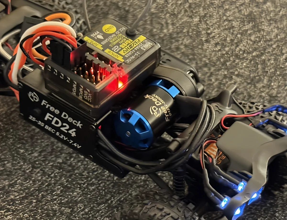 Outrunner Brushless Motor & ESC Power Set Upgrade Parts for 1/30 Axial SCX30 Bronco, Wrangler, K10 AX30 RC Rock Crawler