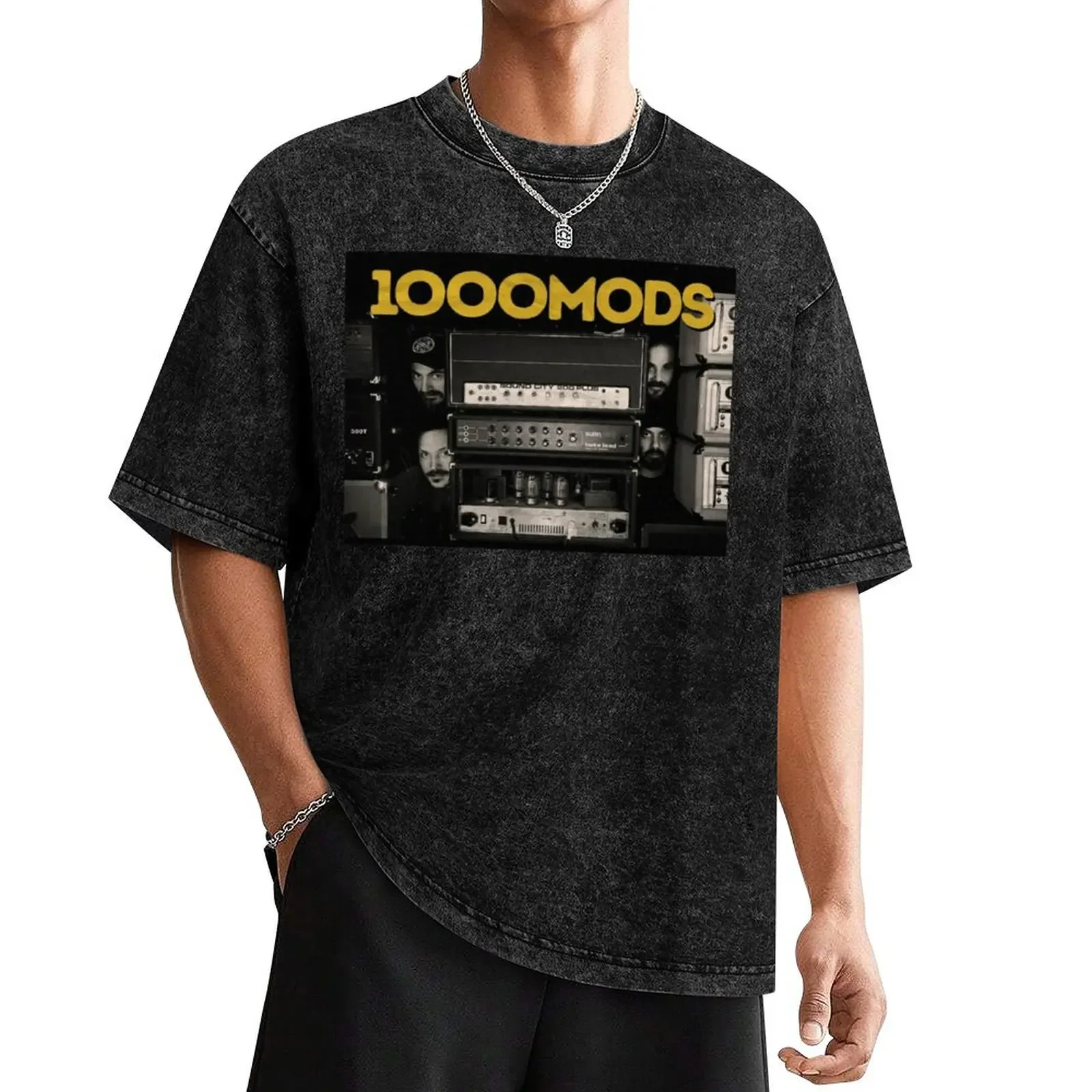 

1000 Mods Band T-Shirt Short sleeve tee shirts graphic blacks mens t shirts pack