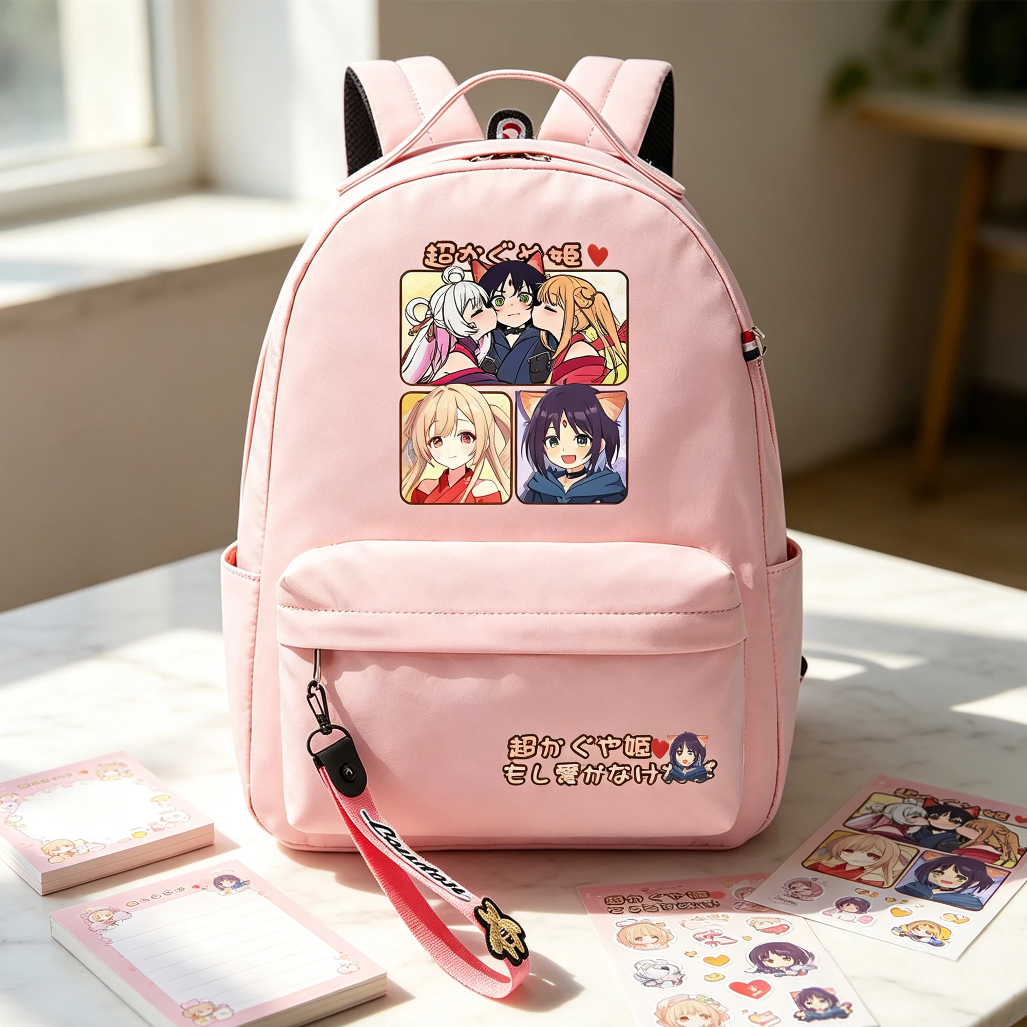 Anime Cosmic Princess Kaguya Girls Cute Travel Backpacks Bookbag Fashion Daypacks Laptop Bagpack Students Cartoon School Bags