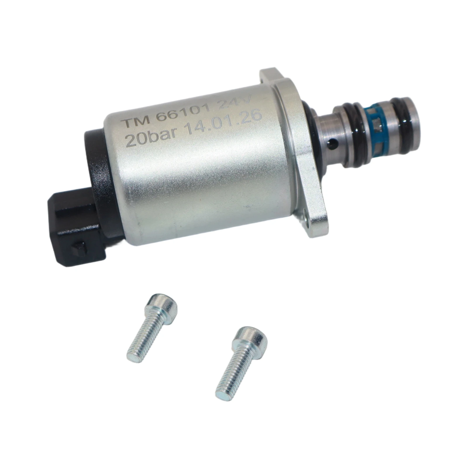 24V Proportional Solenoid Valve TM66101 Compatible for Excavator Construction Machinery Parts