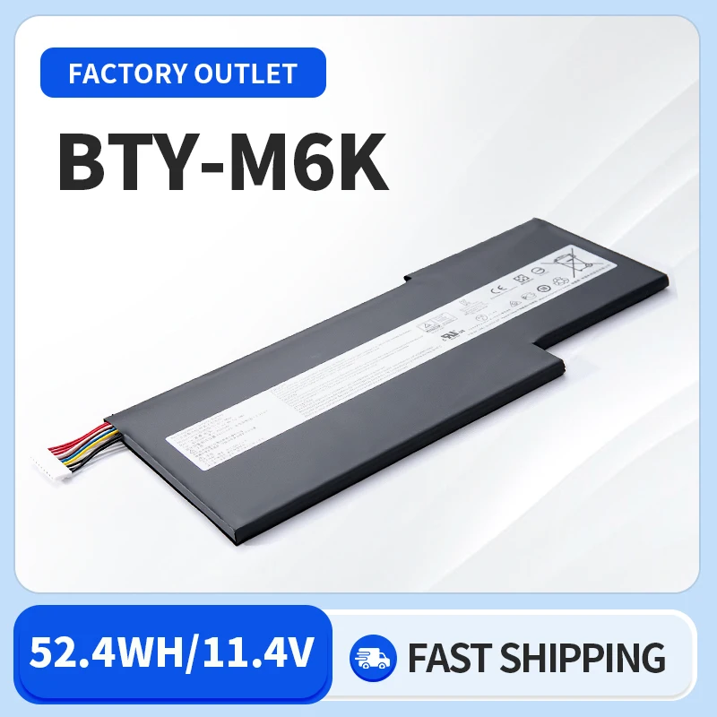 Somi BTY-M6K Laptop Batterij Voor Msi MS-17B4 MS-16K3 Gf63 Dunne 8rd 8rc Gf75 Dunne 3e 8rc 9sc Gf65 Thin 9se/Sx Thin 10sdr