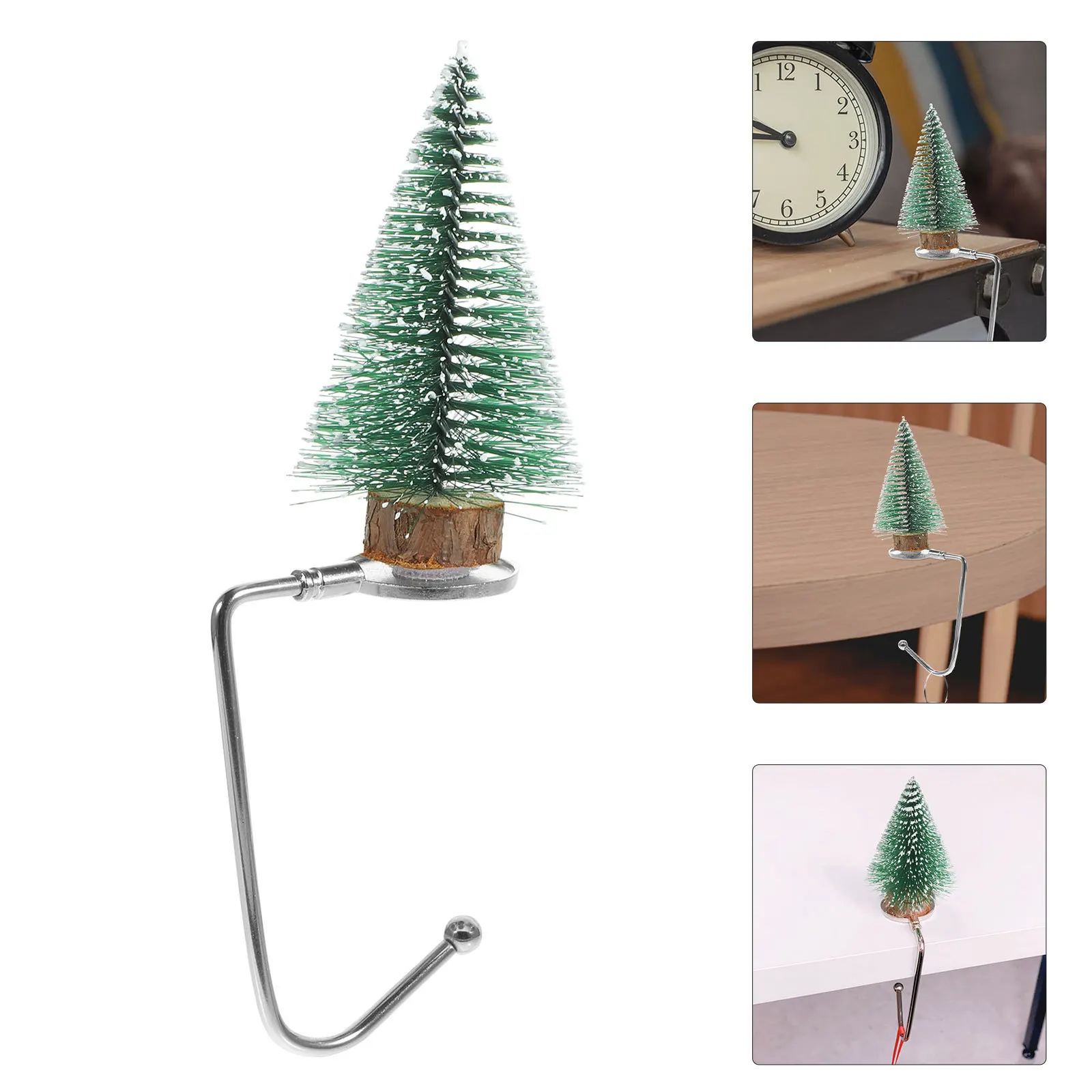 

Christmas Stocking Hooks Metal Wood Fireplace Hook Xmas Mantel Hanger for Stockings Gifts Holiday Decoration Xmas Fireplace Hook