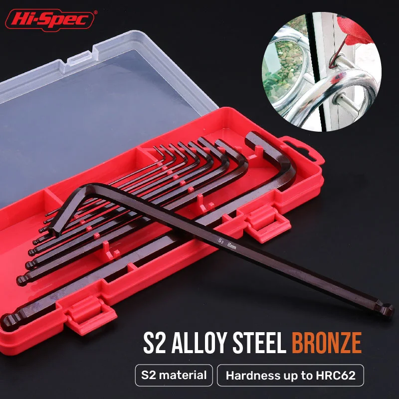 Hexagon Allen Key Wrench Tools Set L Type Screwdriver Hex Wrench Set Allen Key Hexagon Flat Ball Torx Head Spanner Key Set