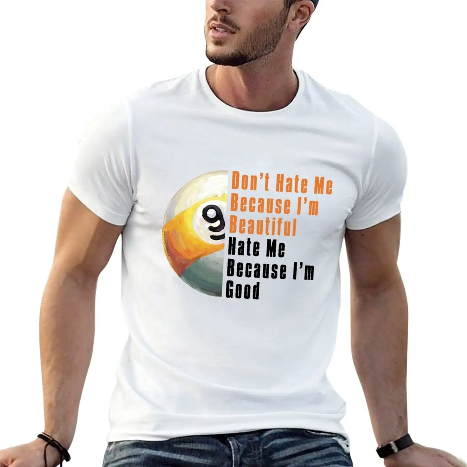 Im Beautiful Im Good 9 Ball T-Shirt cotton t shirt man t shirt man casual essential t shirt T-shirt