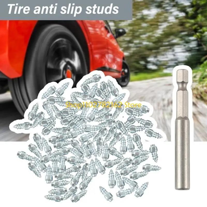 

547B 100ps Car Snow Tire Studs Wind Chele Lugs шины Antiskid Spikes для зимы