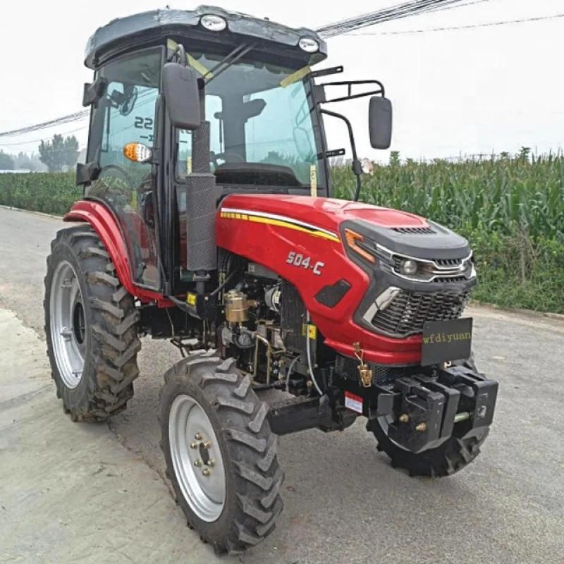 Langlebig: 4x4 70 PS Sonnenschutz Tract eur Agricole Traktor Landwirtschaft Traktor Mini Trator Diyuan Marke