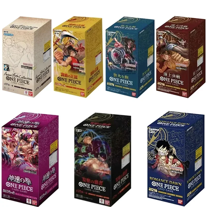 بانداي قطعة واحدة بطاقات TCG Heroines Edition EBC-03 EB03 كامل OP01-OP13 لعبة التداول OPCG اليابانية الداعم صندوق جمع بطاقات
