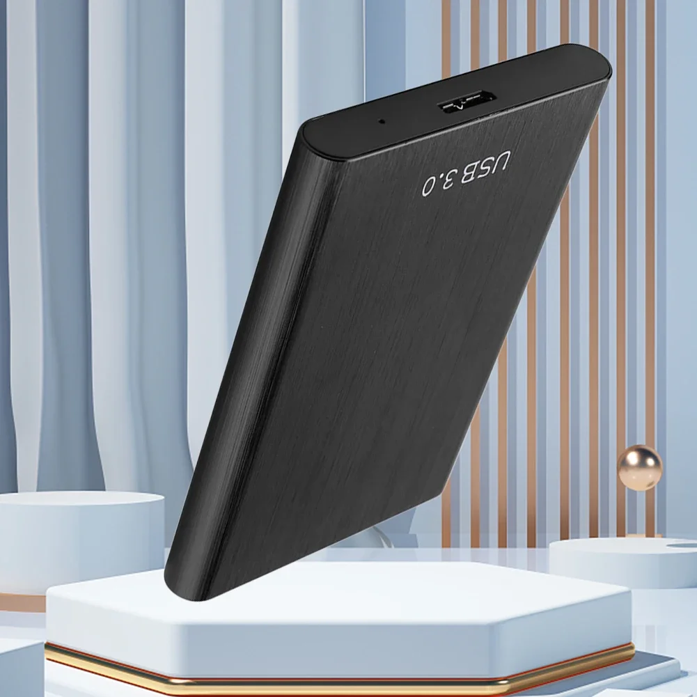 

2.5 Inch Portable Hard Drive USB 3.0 External Hard Drive 1TB Metal External Hard Disk Plug and Play for Macbook Tablet Computer