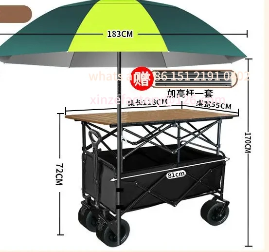 طاولات قابلة للطي قابلة للتخصيص، وحامل عرض، ومظلات قابلة للفصل، وعربات محمولة للتخييم، وكشك السوق الليلي #5