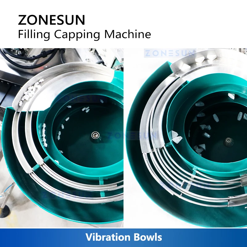 ZONESUN-Eye Drop Enchimento e tampando a máquina, Onion Oil Packaging Equipment, Enchimento de garrafa plana, Capper ZS-AFC6F