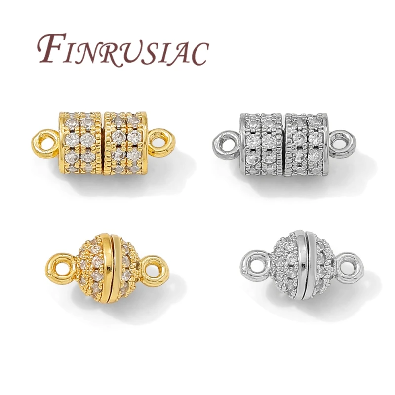 

18K Gold Plated Ball Magnetic Clasp For Bracelets,Magnet Clasps,Necklace Clasps Connectors DIY Jewelry Making Accessories
